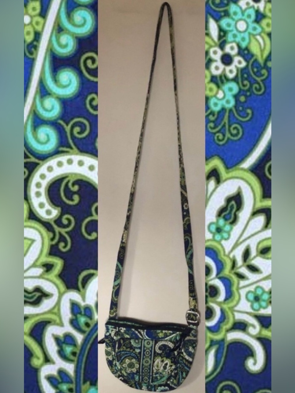 3/$15 Vera Bradley Rhythm and Blues Small Crossbody Bag